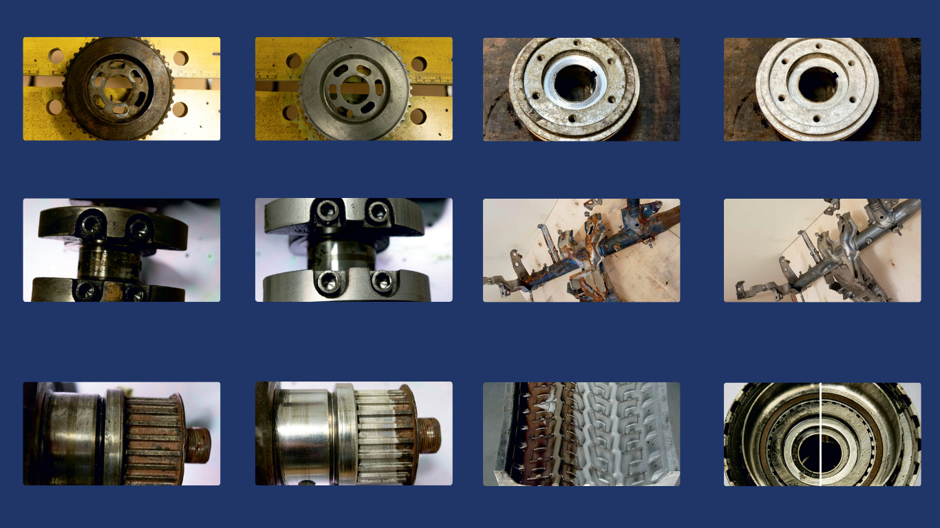 Efekty czyszczenia laserowego DIODELA