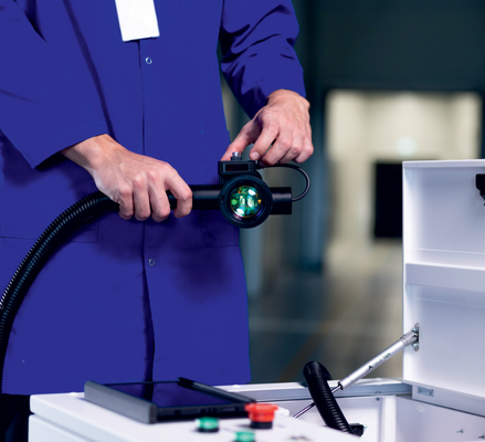 czyszczenie laserowe palnik systemu impulsowego DIODELA Solution Trade